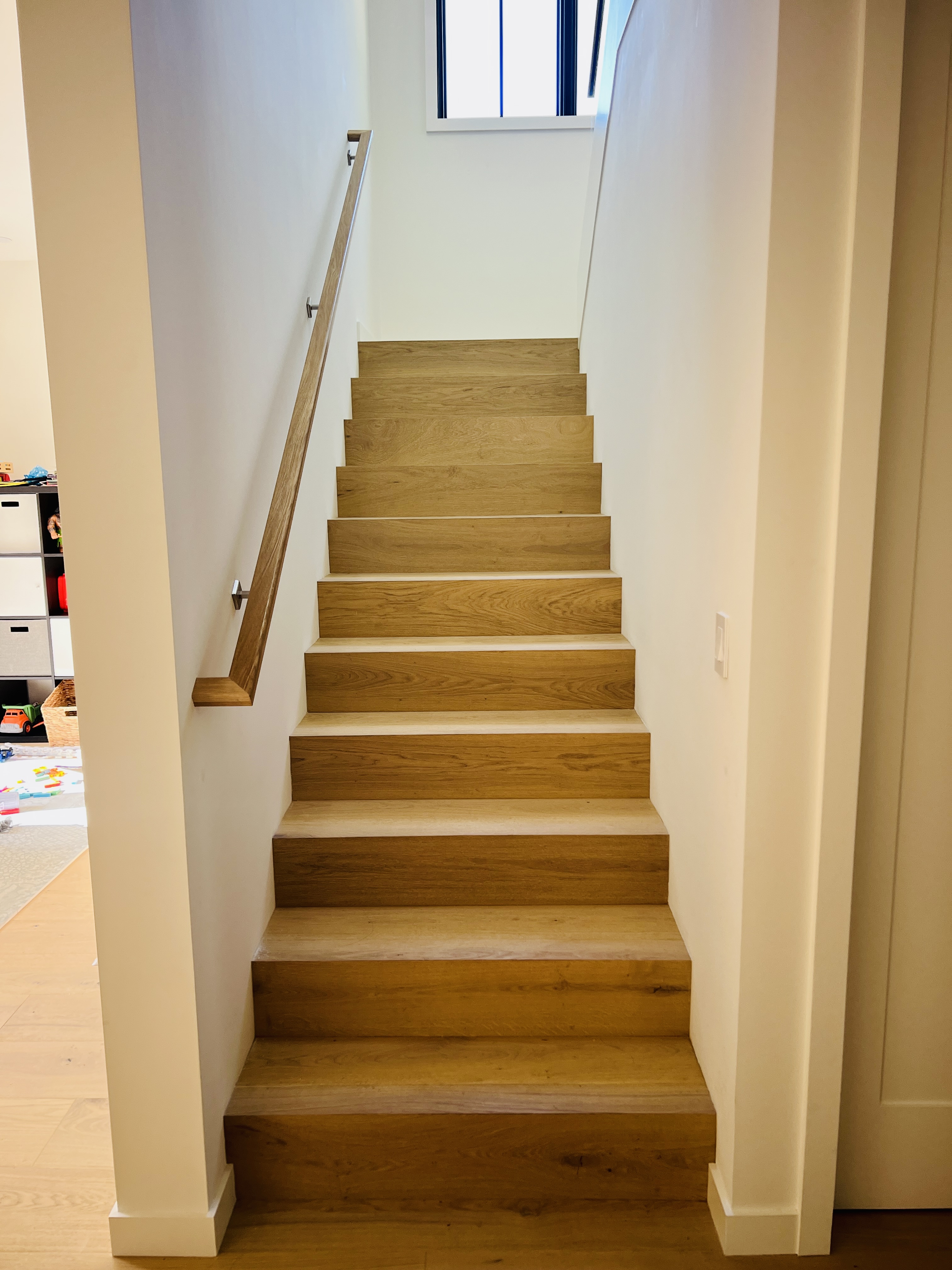 Hidden Railing Hidden Base Rail Guard Railing | Vantage Stairs & Railing