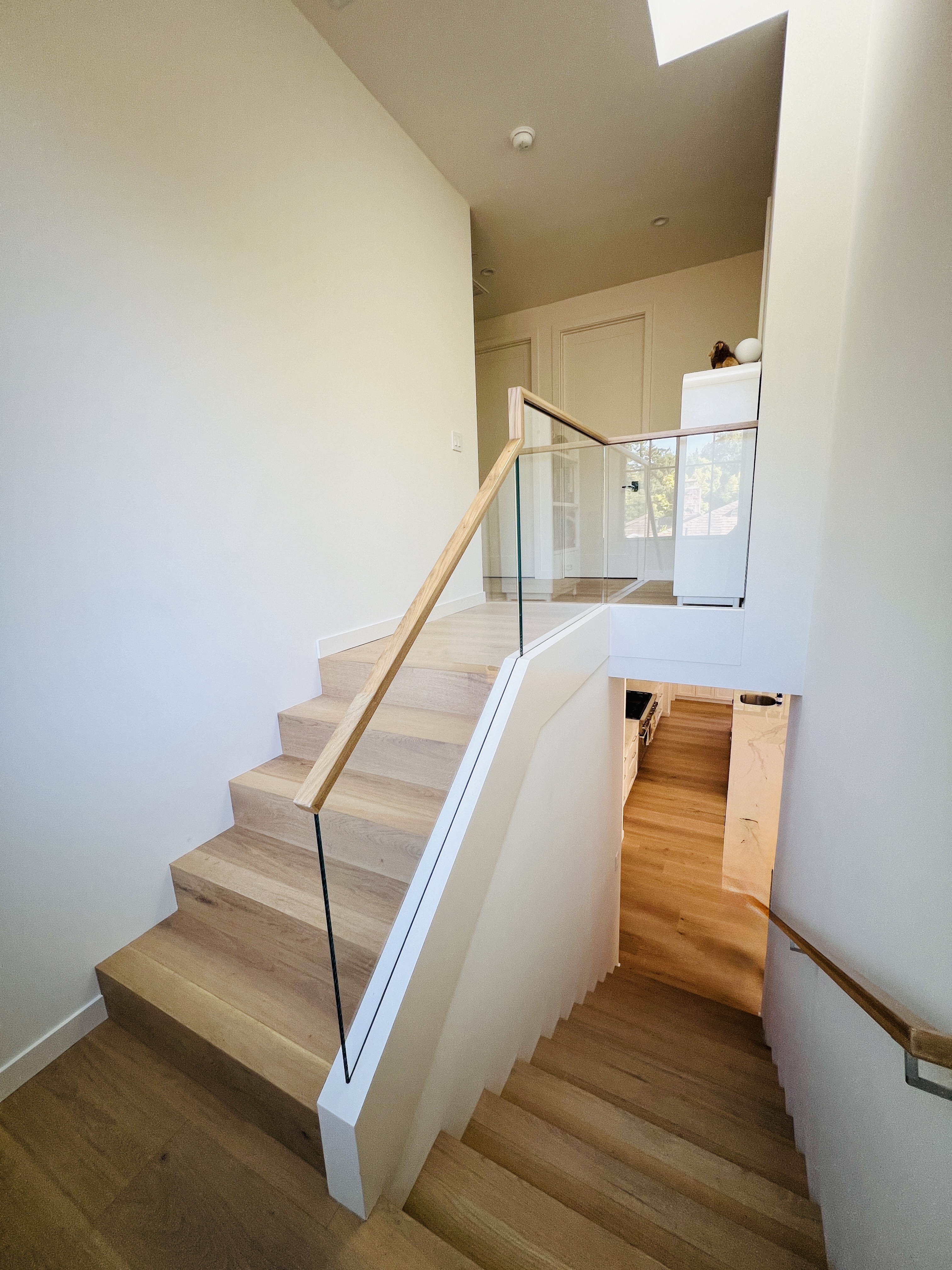 Conceled Railing Hidden Base Rail Guard Railing | Vantage Stairs & Railing