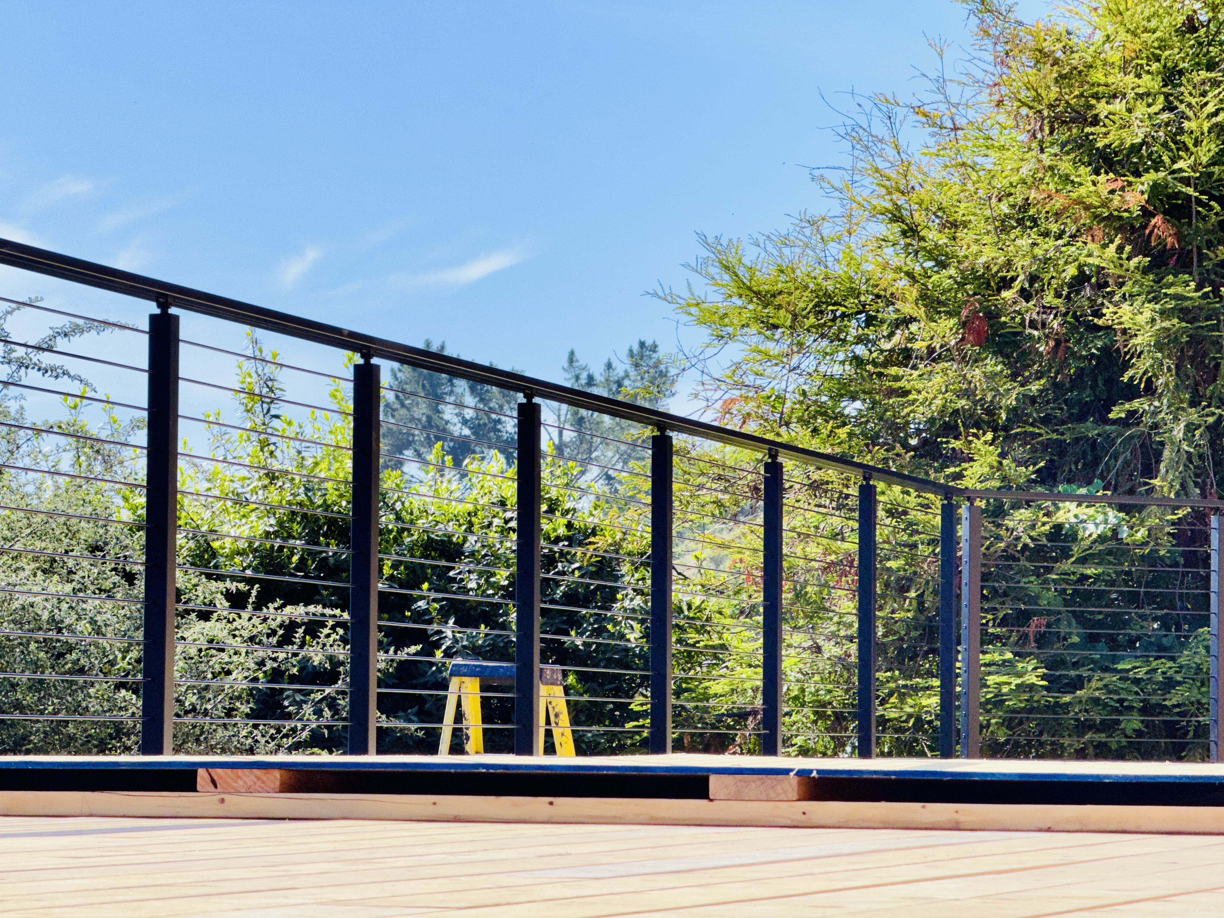 Rod On Railing Exterior Rod Railing Overlooking Pacific Ocean | Vantage Stairs & Railing