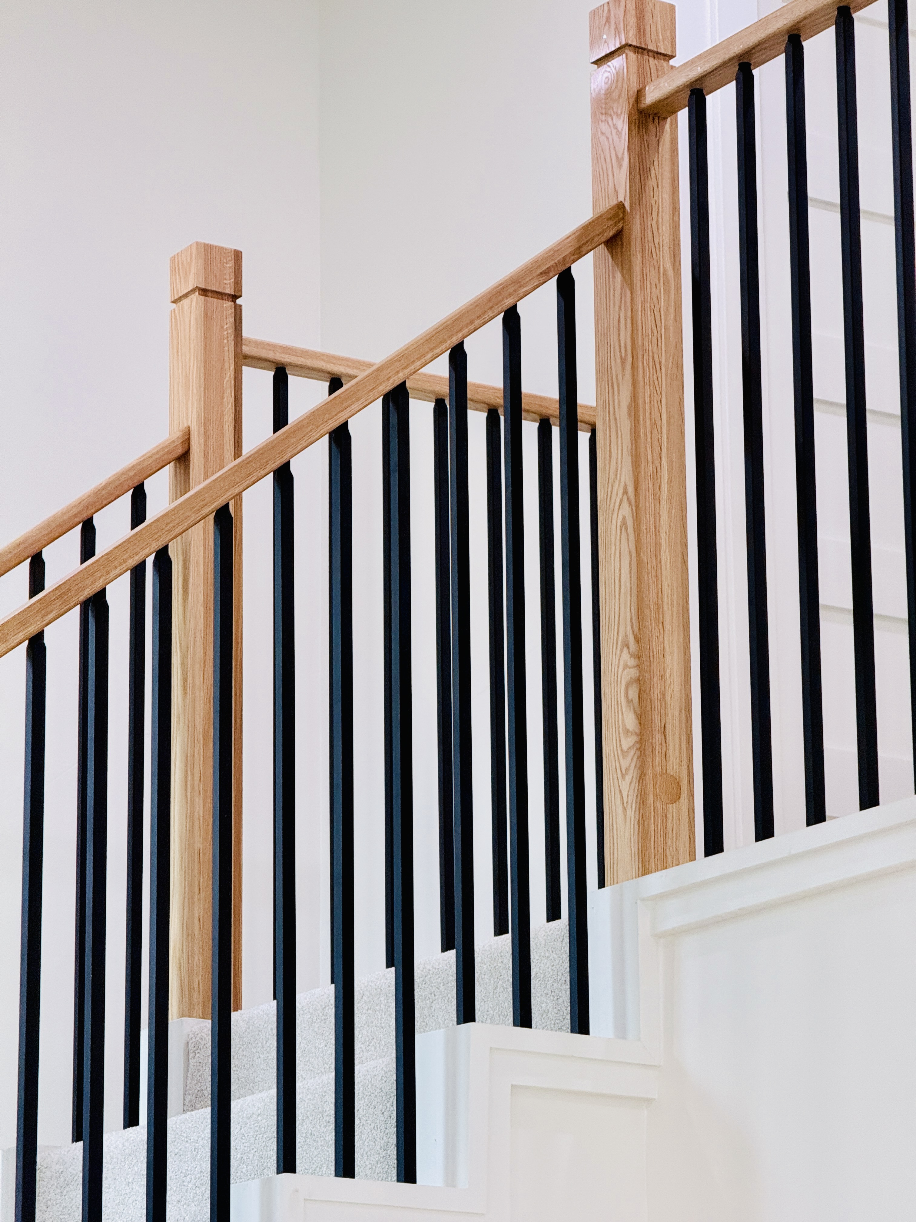 Square Railing Assembly Vertical Square Rod Railing | Vantage Stairs & Railing