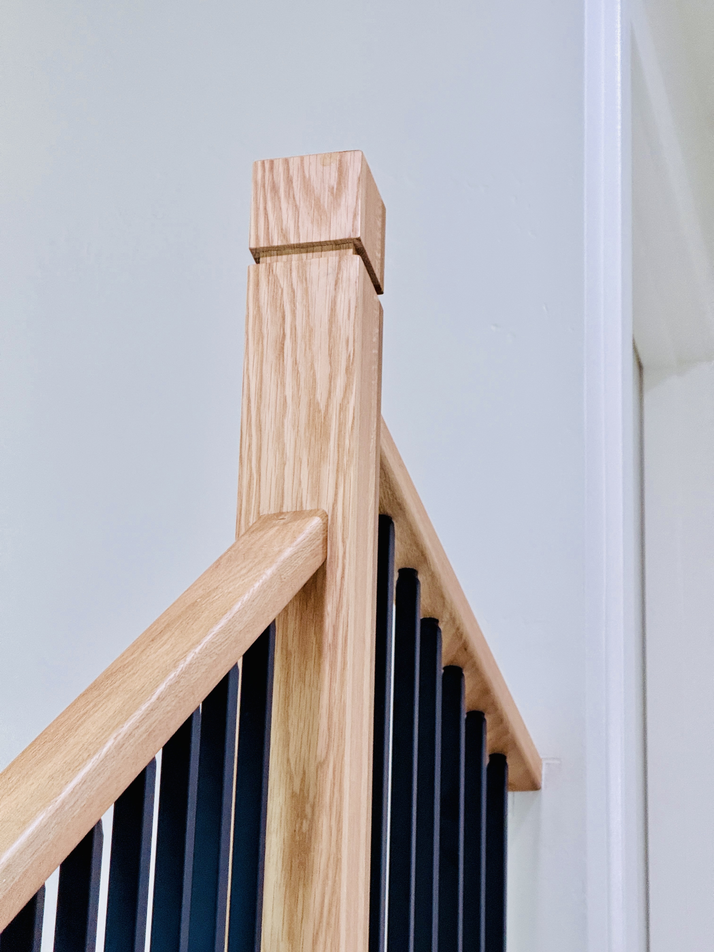 Square Railing Assembly Vertical Square Rod Railing | Vantage Stairs & Railing