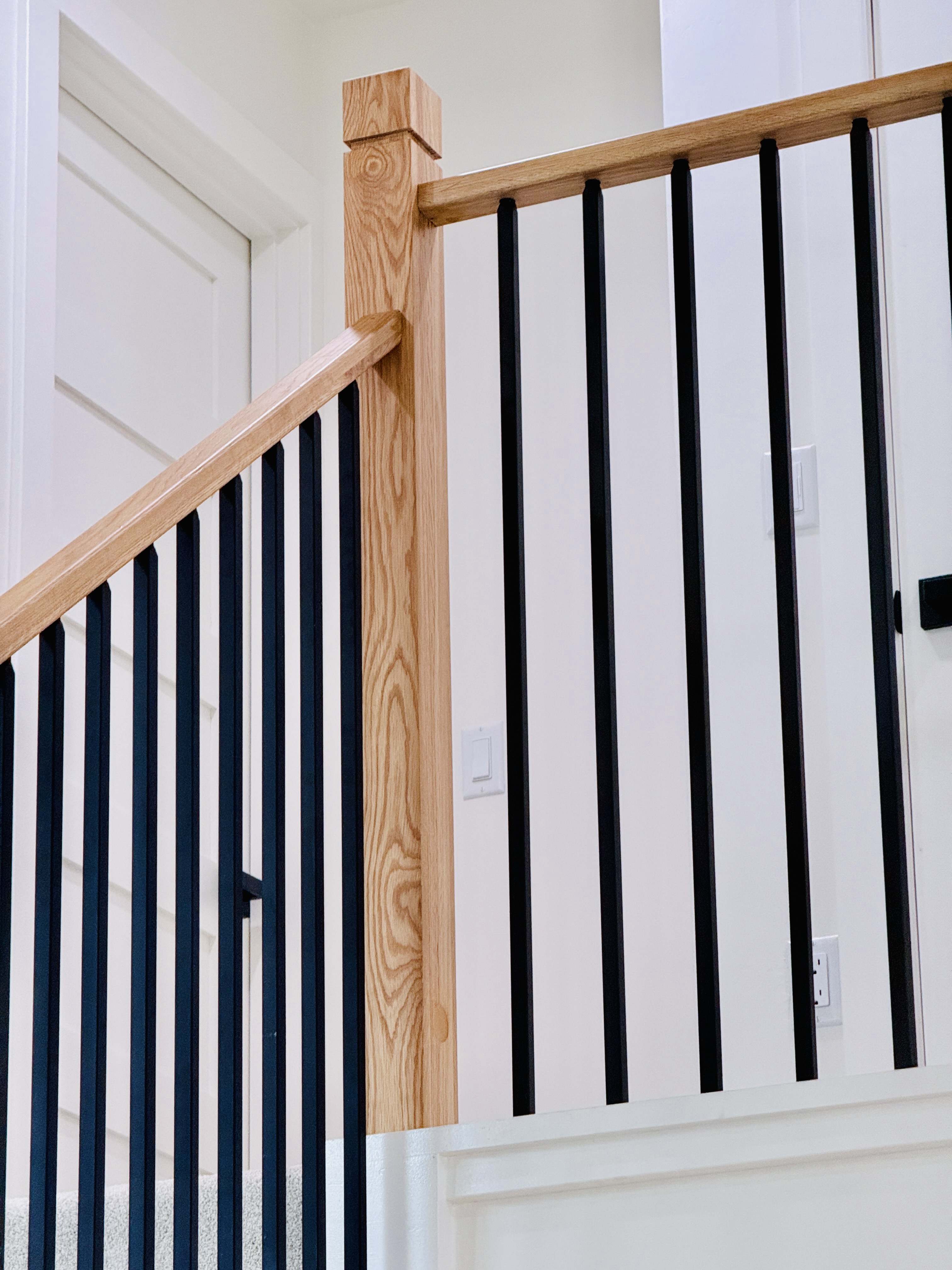 Square Railing Assembly Vertical Square Rod Railing | Vantage Stairs & Railing