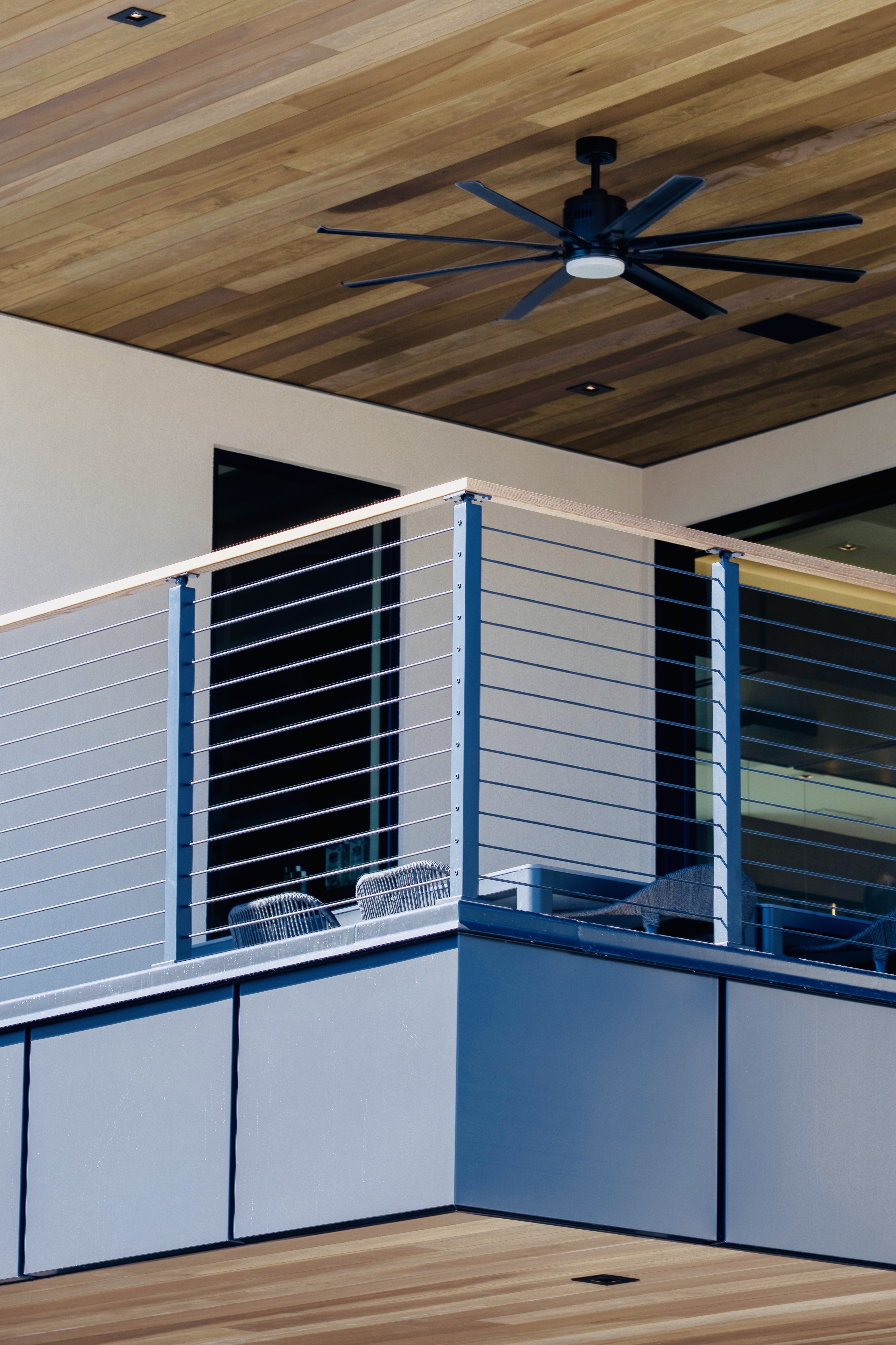 Rod On Railing Exterior Rod Railing | Vantage Stairs & Railing