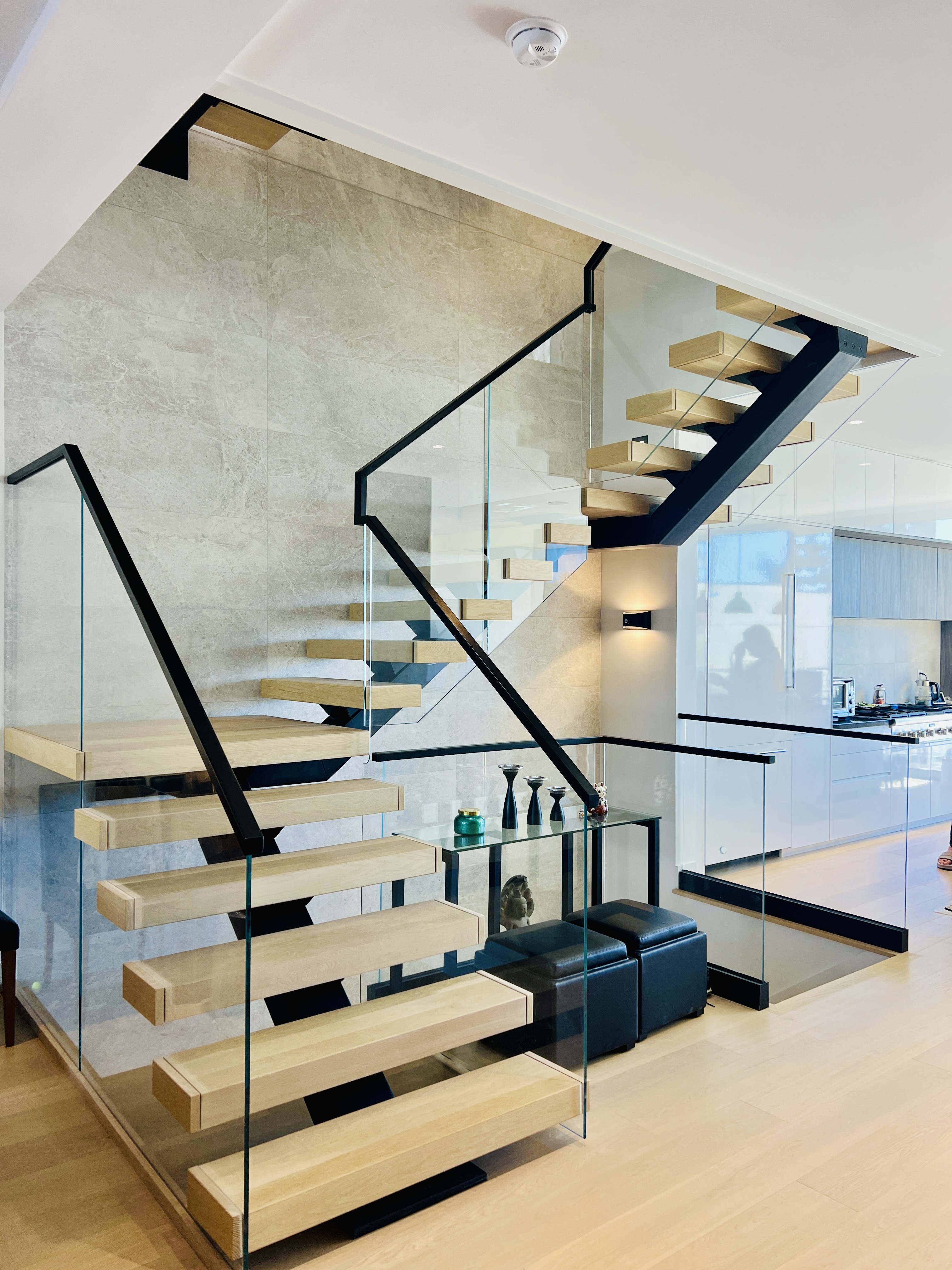 Stackable Stairs Multi Level U Stacked Floating Staircase | Vantage Stairs & Railing
