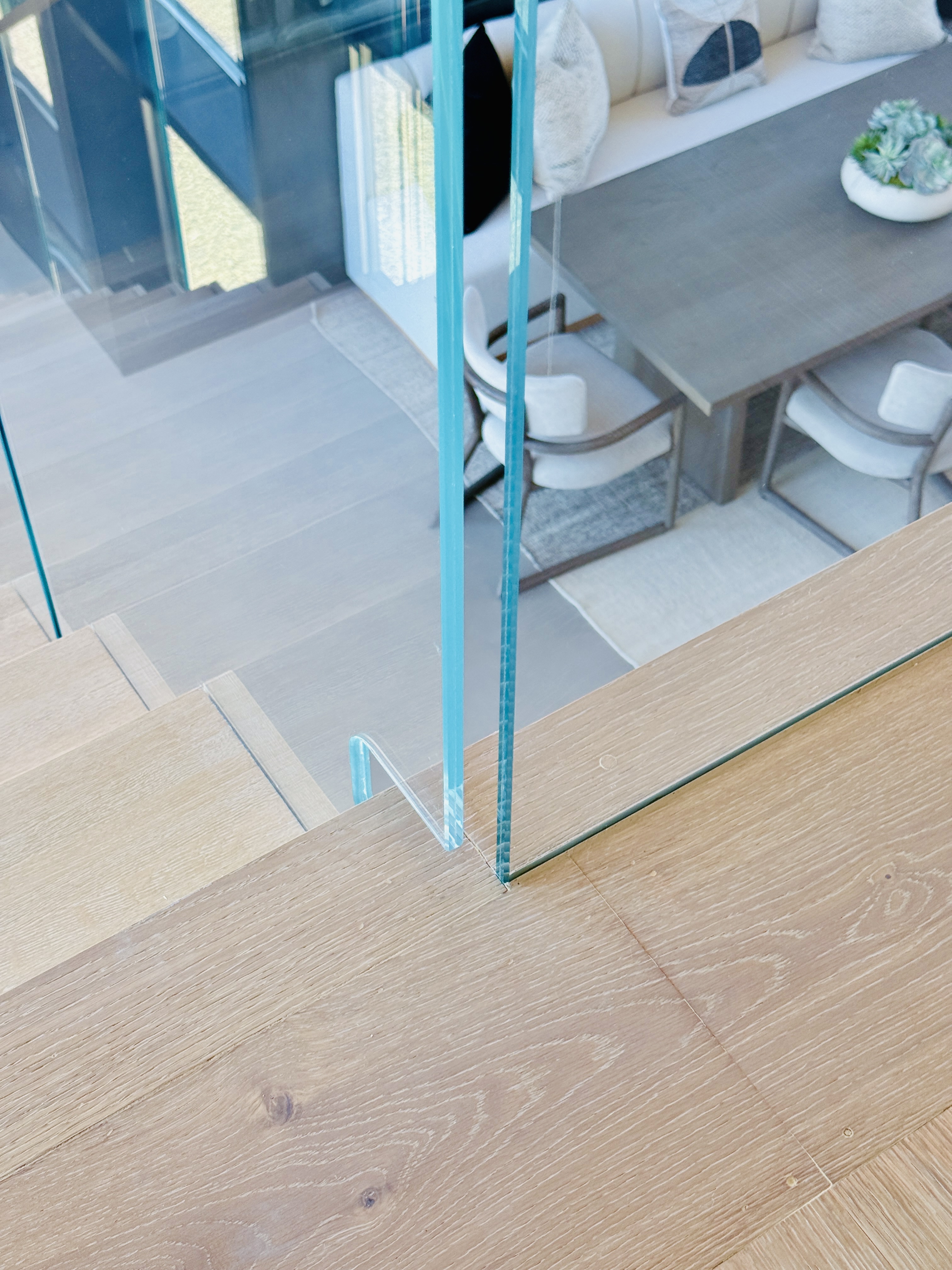 Hidden Railing Hidden Hardware Glass railing | Vantage Stairs & Railing