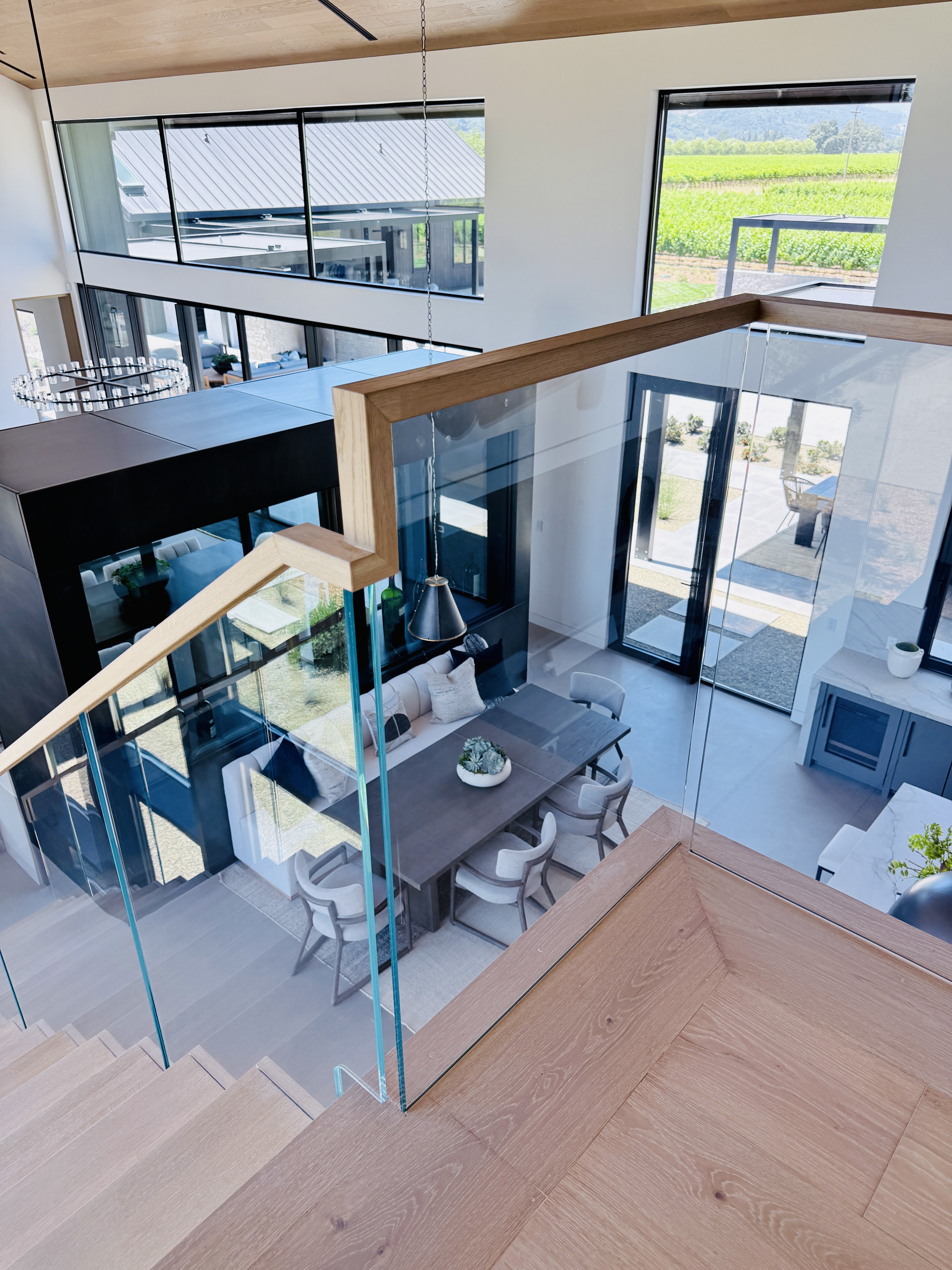 Hidden Railing Hidden Hardware Glass railing | Vantage Stairs & Railing