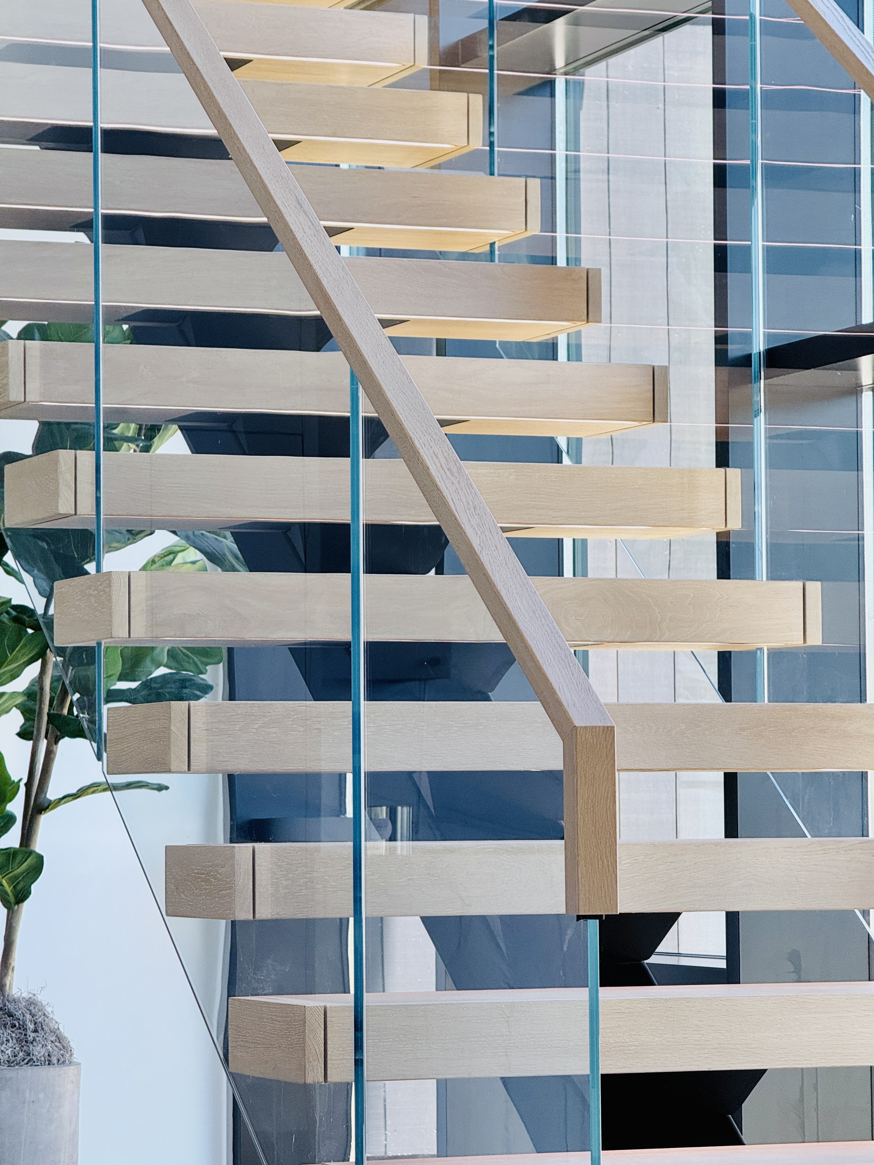 Hidden Railing Hidden Hardware Glass railing | Vantage Stairs & Railing